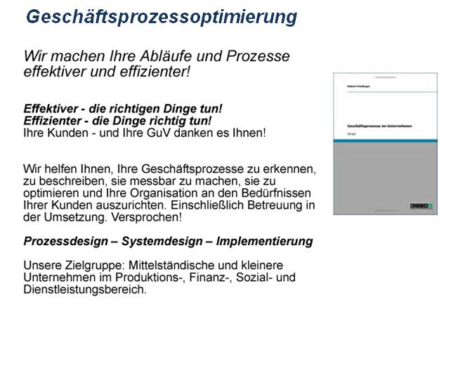 &Uuml;ber Systechnik: -20 j&auml;hrige Erfahrung in der Gestaltung und Optimierung von Gesch&auml;ftsprozessen, erworben in leitender, internationaler Funktion in einem Gro&szlig;unternehmen. -Langj&auml;hrige Projektmanagementerfahrung mit SAP und anderen EDV -Systemen und &ndash;Tools. -Vorlesungen an Berufsakademie, Fachhochschule und Hochschule (Fertigungswirtschaft, Logistik, Gesch&auml;ftsprozessmodellierung). -verhandlungssicheres Englisch